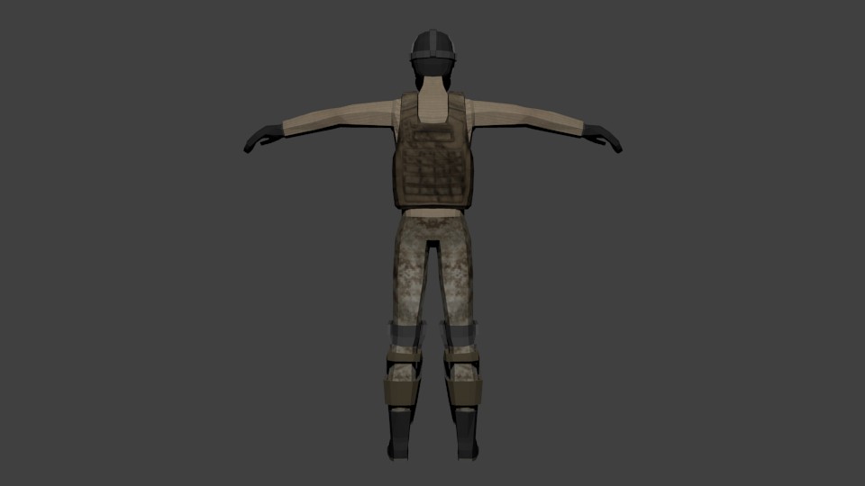 After Earth Mercenaries Low Poly non-Rigged preview image 2